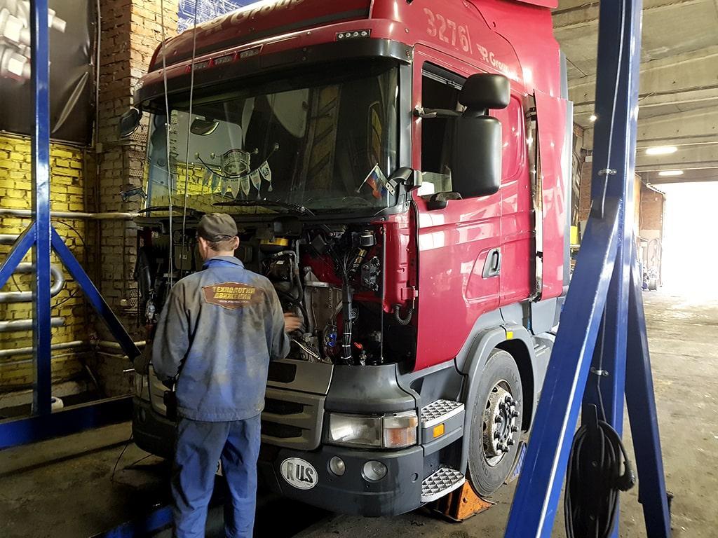 Ремонт тягача Scania Ремонт тягача Scania