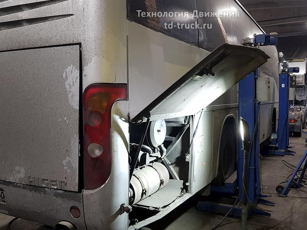Ремонт автобуса Higer 6129 Ремонт автобуса Higer 6129